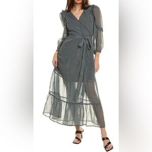 Elan v-neck wrap dress, size M, NEW WITH TAGS